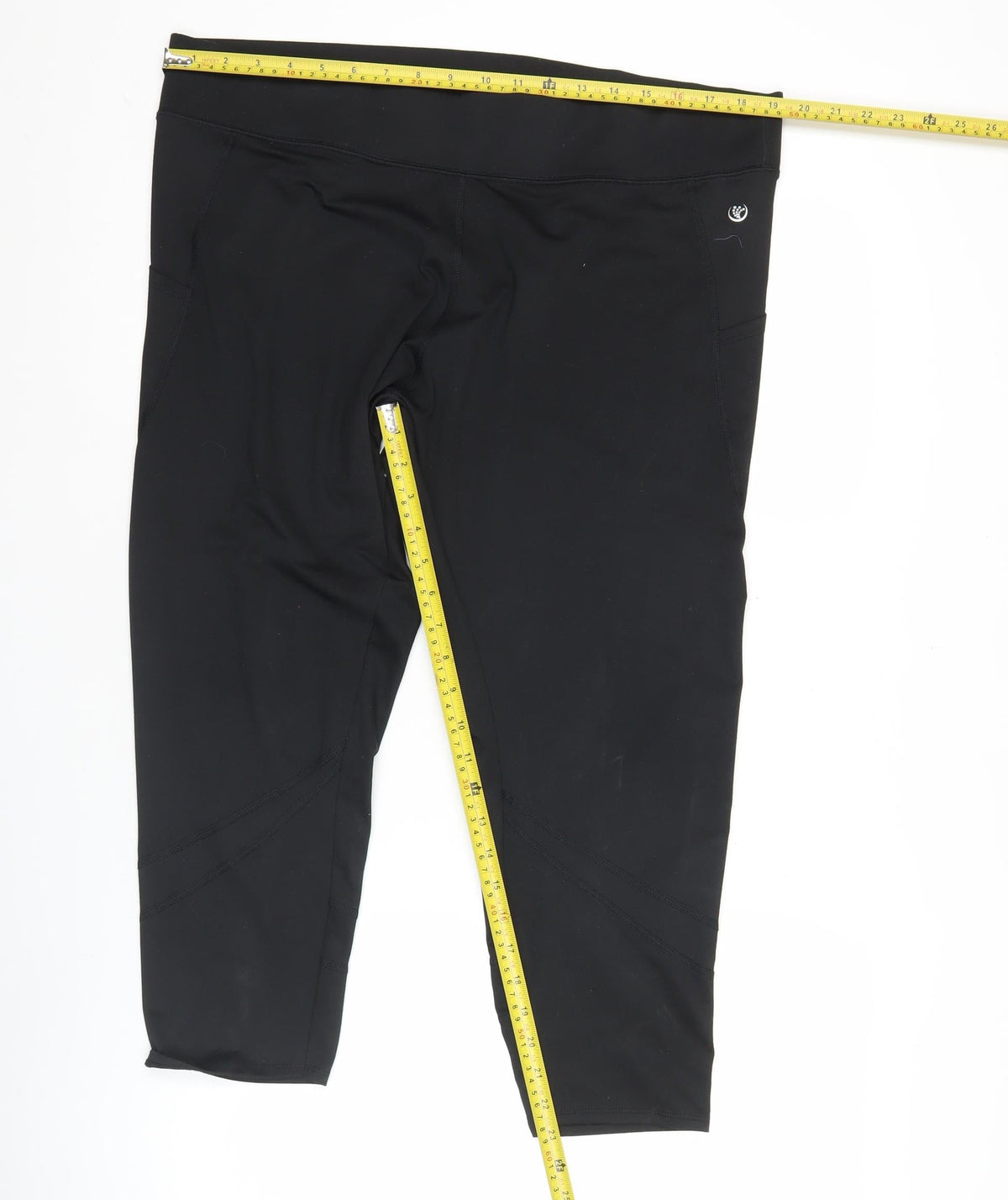 Dunnes Women’s Black XL Activewear Leggings Gym Yoga Slim Fit