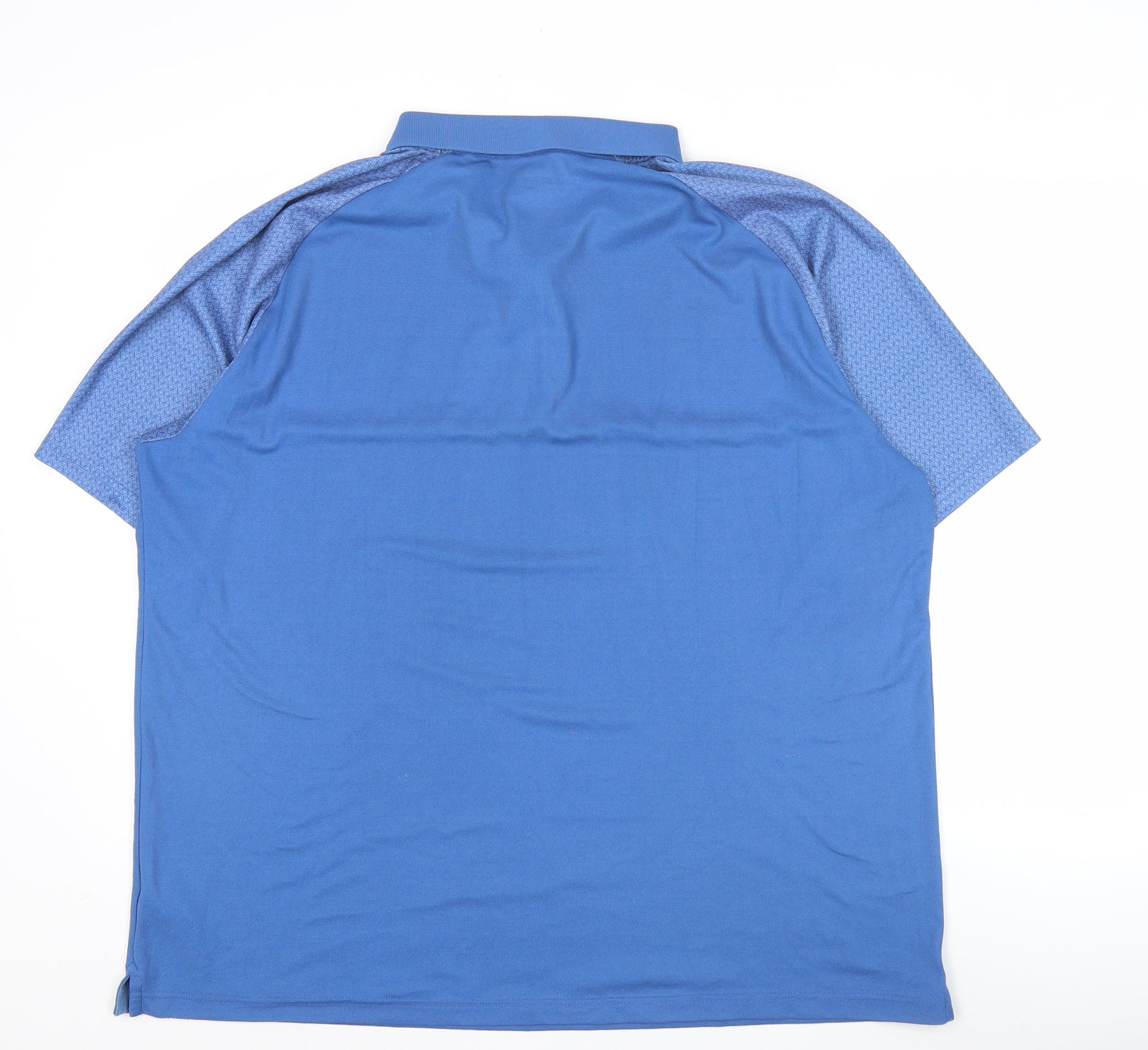 Pádraig Harrington Mens Blue 2XL Golf Polo Shirt Short Sleeve