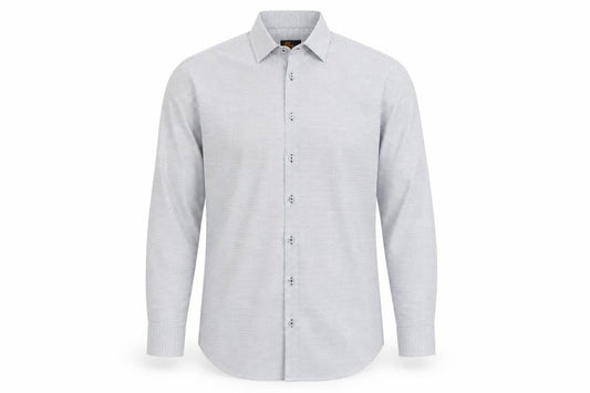 Seidensticker Uno Super Slim Men's Blue 17/43in Geometric Shirt