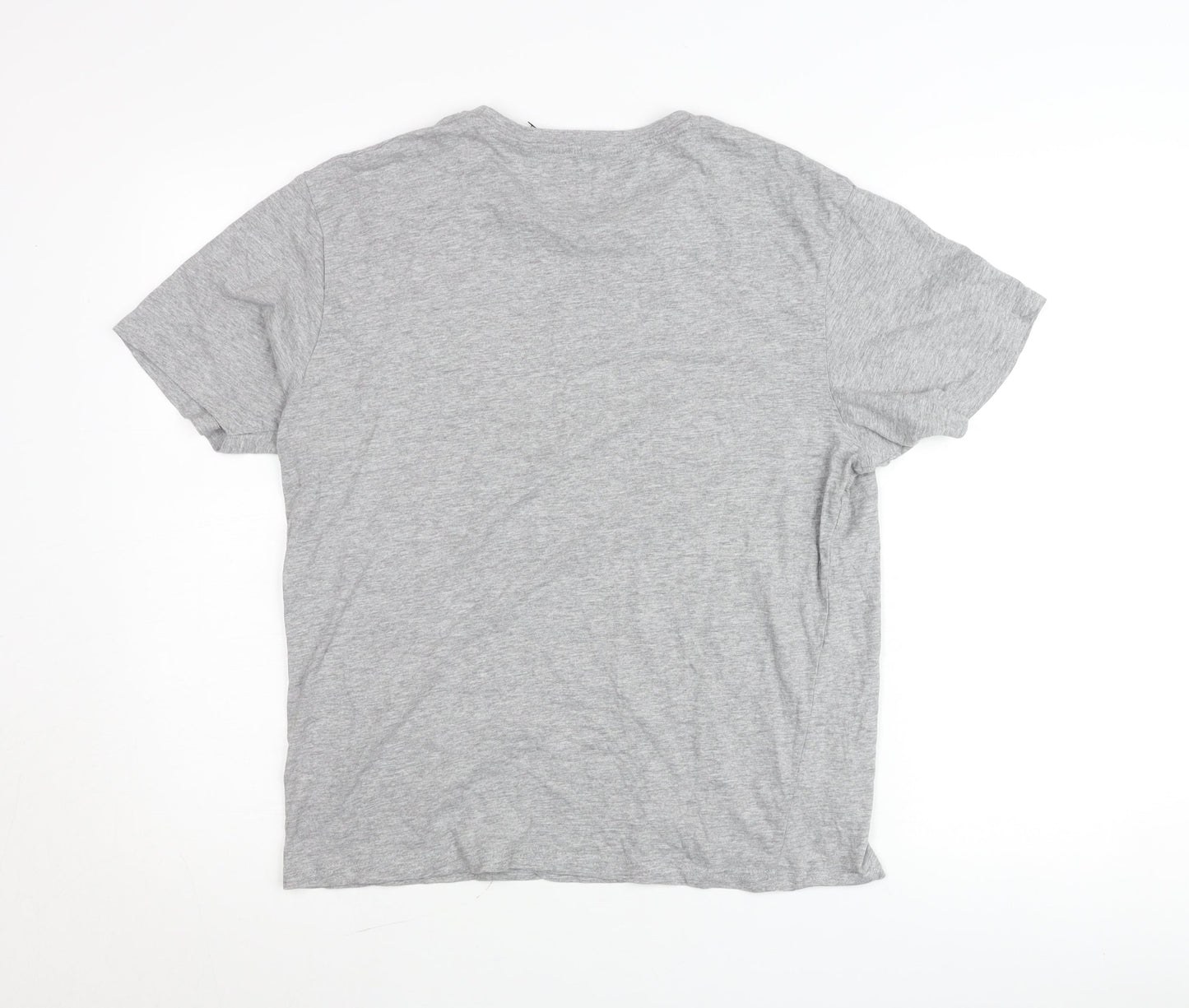 Farah 1920 Men's Grey Crew Neck Short Sleeve Cotton T-Shirt L