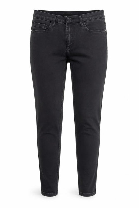 ONLY Women Black Skinny Jeans L 32in Slim Comfort Denim