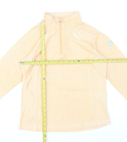 Regatta Women's Beige Half Zip Sweatshirt UK 10 Outdoor Polyester