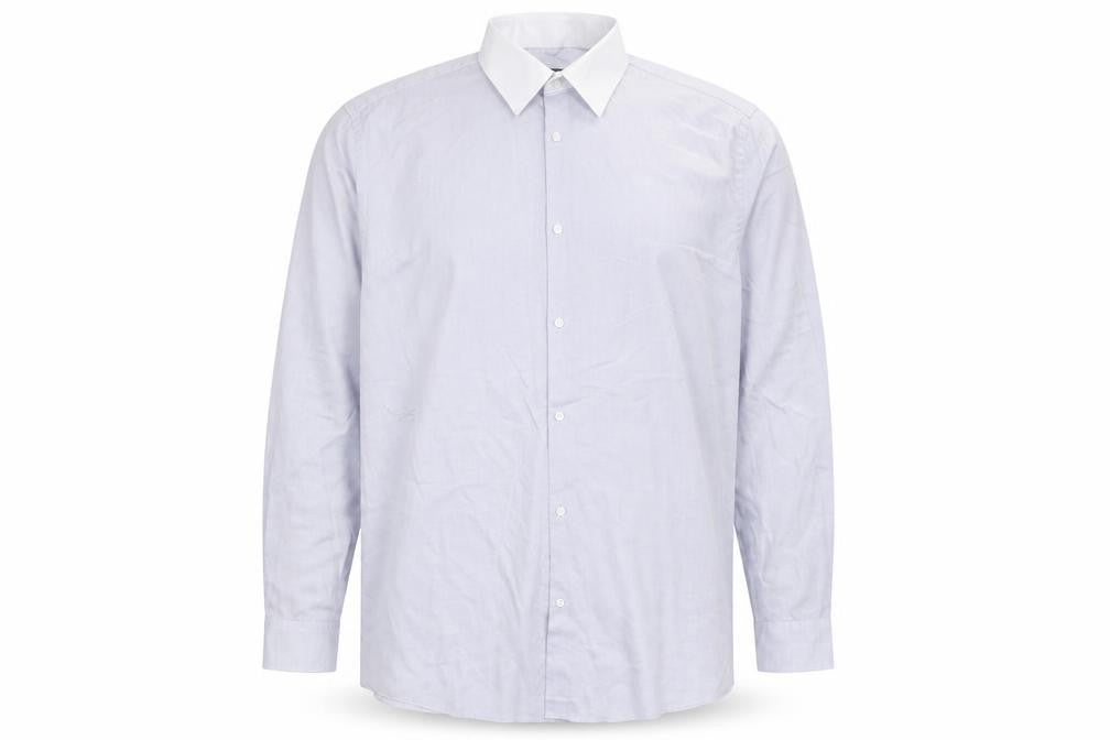Tailor & Cutter Men’s Grey Check Shirt 18 Regular Fit Long Sleeve
