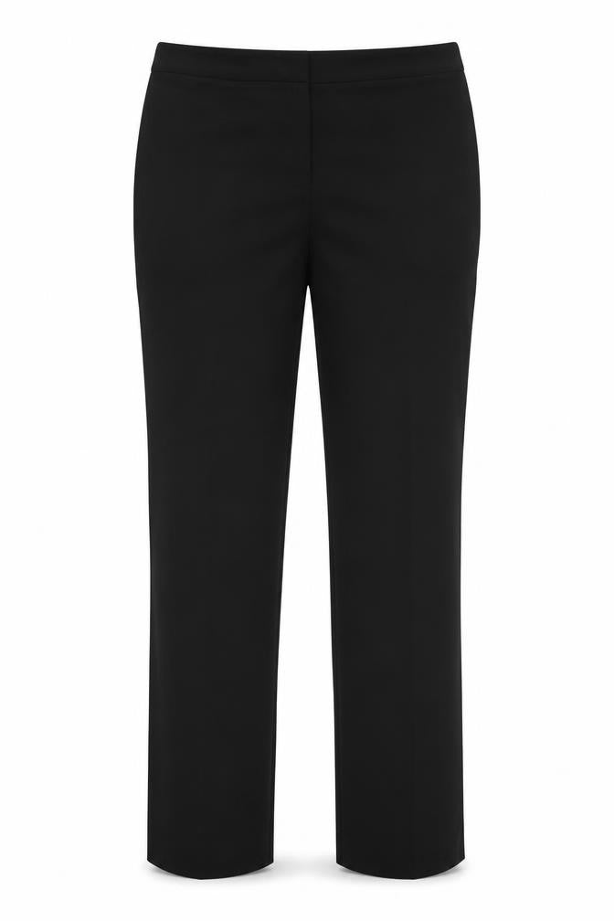 Dunnes Stores Women Black Size 14 Straight Leg Polyester Trousers