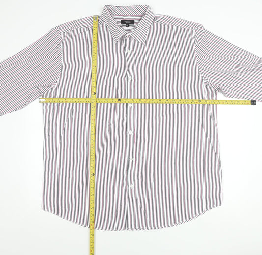 Thomas Nash Men’s Multicoloured Stripe 2XL Long Sleeve Shirt