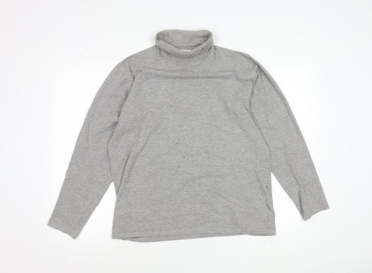 Best in Town Men’s Grey Roll Neck Pullover Jumper S Morgan Motor