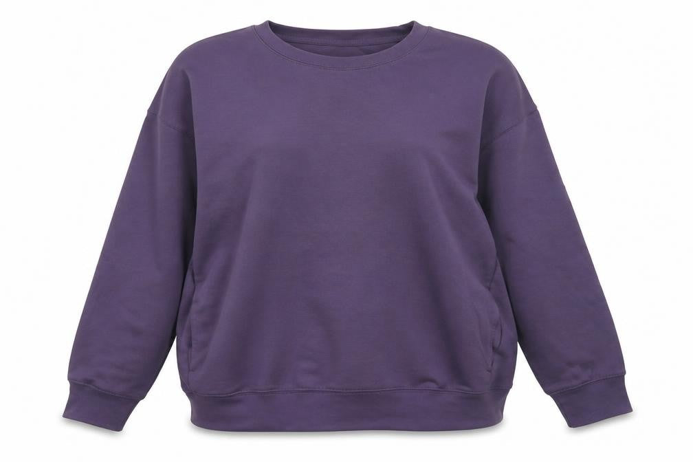 Dunnes Women’s Purple L Pullover Sweatshirt Crew Neck Lightweight