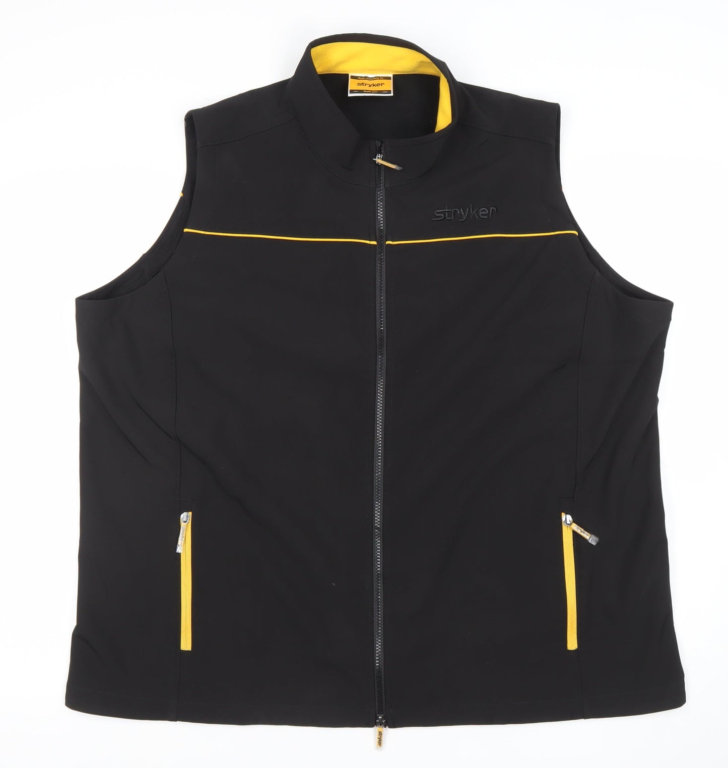 Stryker Women's Black 3XL Polyester Softshell Workwear Waistcoat
