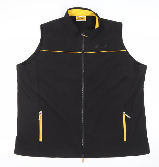 Stryker Women's Black 3XL Polyester Softshell Workwear Waistcoat