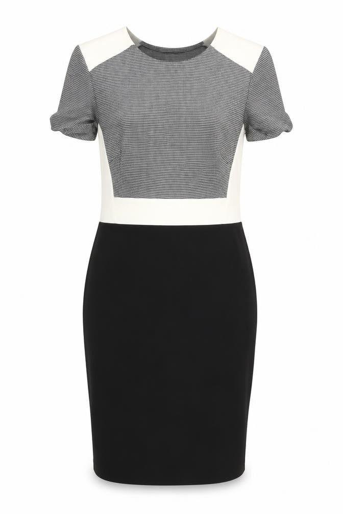 J’aime La Vie Women’s Black Sheath Dress Size 12 Short Sleeve