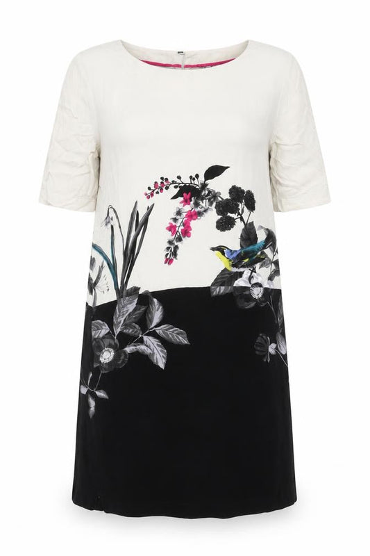 Joules Women’s Multicoloured Floral Shift Dress Size 10