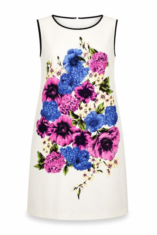 Debenhams Women’s Ivory Floral Shift Dress Size 18