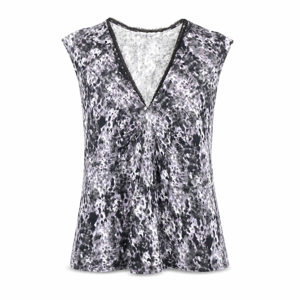 Banana Republic Womens Multicoloured V-Neck Sleeveless Blouse M