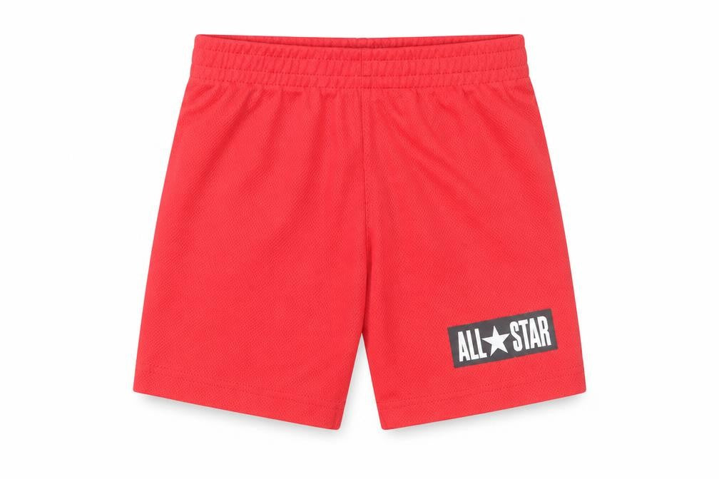 Converse Boys Red Athletic Mesh Activewear Shorts 3-4 Years