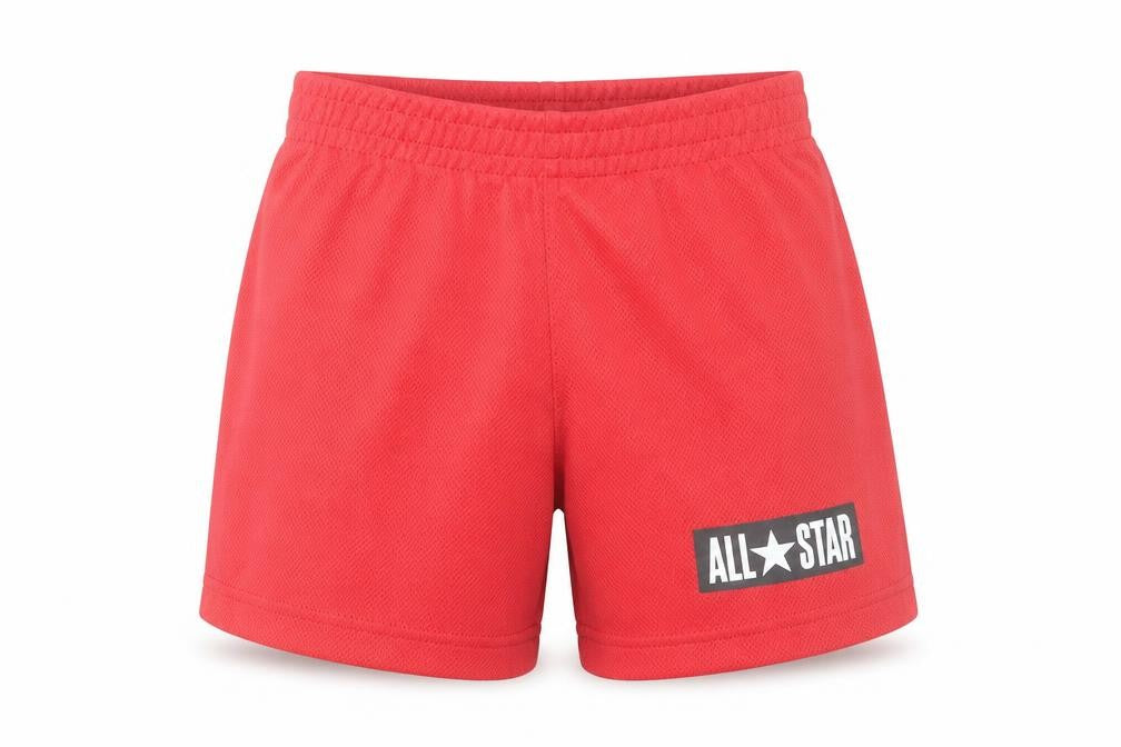 Converse Boys Red 3-4 Years Athletic Mesh Activewear Shorts