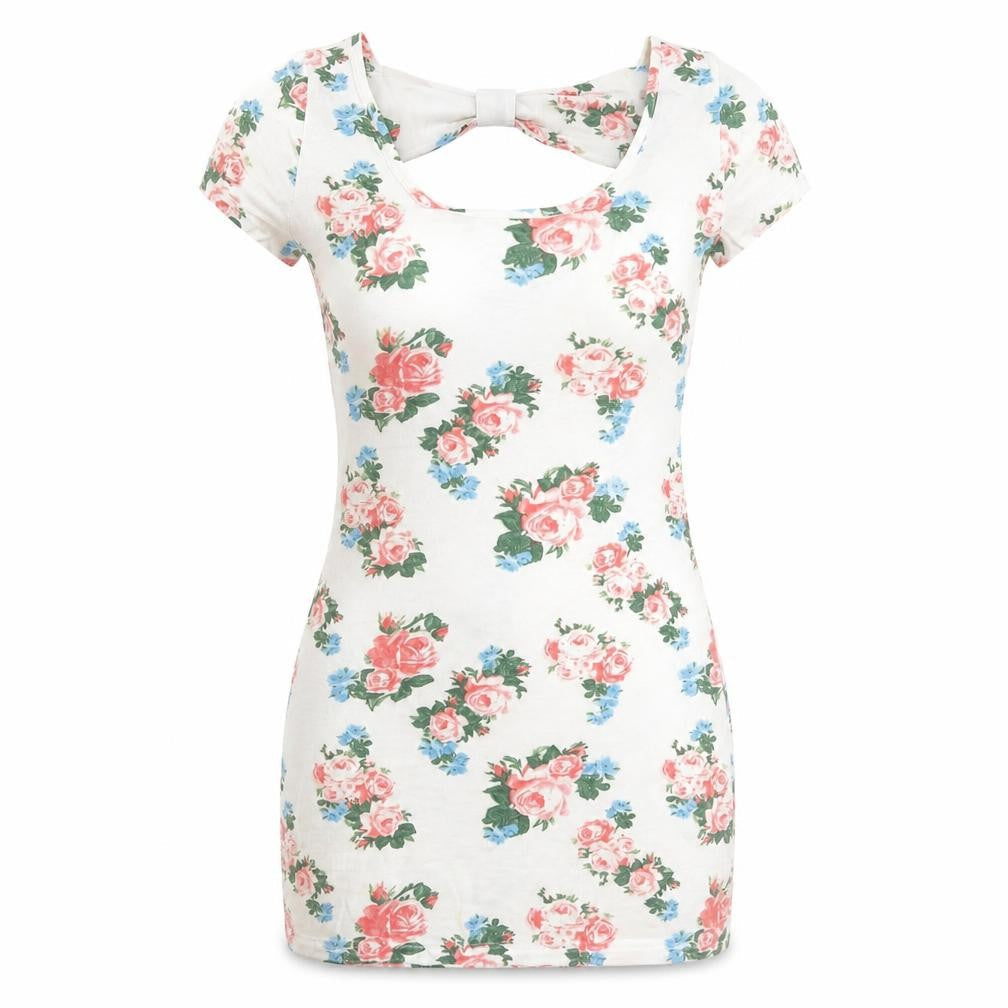 St. Bernard for Dunnes Women’s White Floral Bodycon Dress Size 8