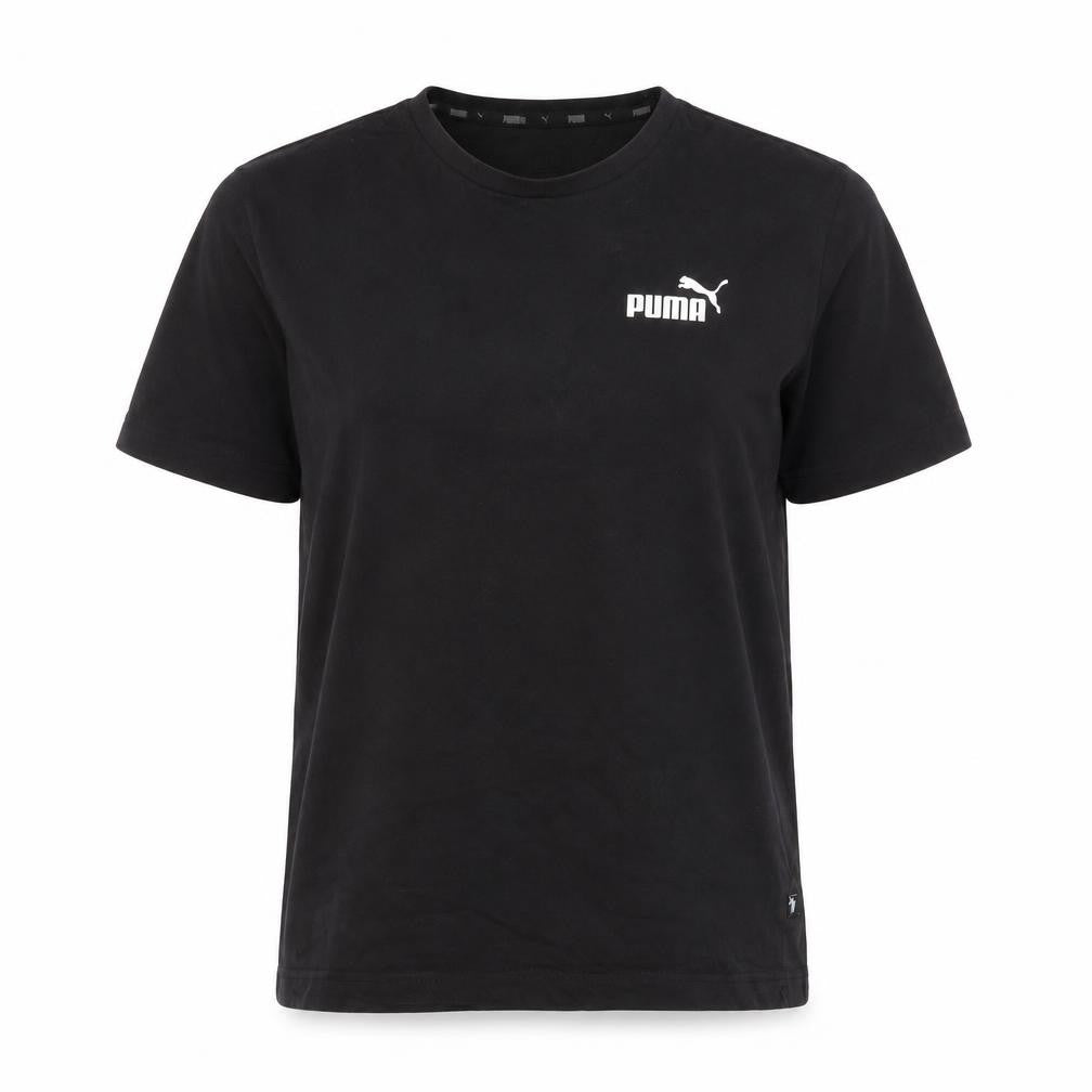 Puma Women’s Black Small Basic Cotton Sports T-Shirt