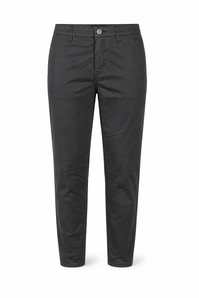 Stradivarius Women Black Slim Chino Trousers UK 10 Cotton Twill