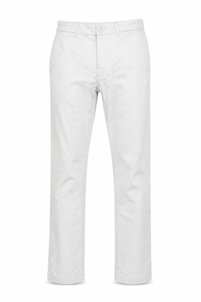 & Other Stories Men Grey 32 Chino Trousers Cotton Blend Classic Fit