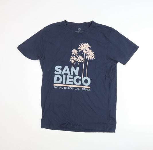 Smith & Jones Men's Navy San Diego Graphic Short Sleeve T-Shirt Size L