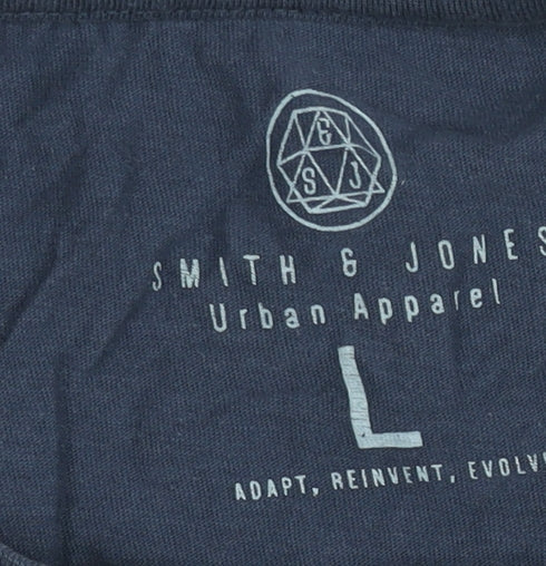 Smith & Jones Men's Navy San Diego Graphic Short Sleeve T-Shirt Size L