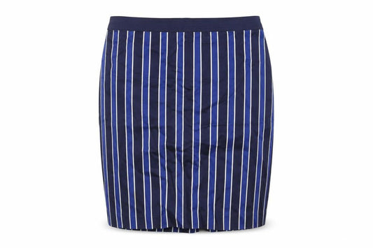 Tommy Hilfiger Women's Blue Striped Pencil Skirt Size 12