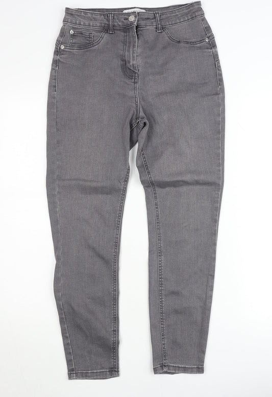 Primark Women’s Grey Skinny Slim Fit Denim Jeans Size 10