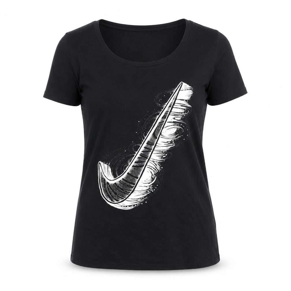 Nike Men’s Black S Athletic Fit Graphic Sports T-Shirt