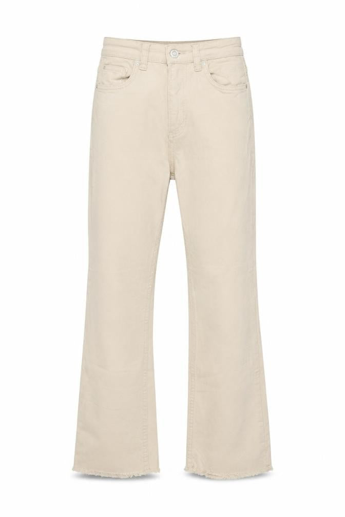 Stradivarius Women’s Beige Straight Jeans Size 6 Regular Fit