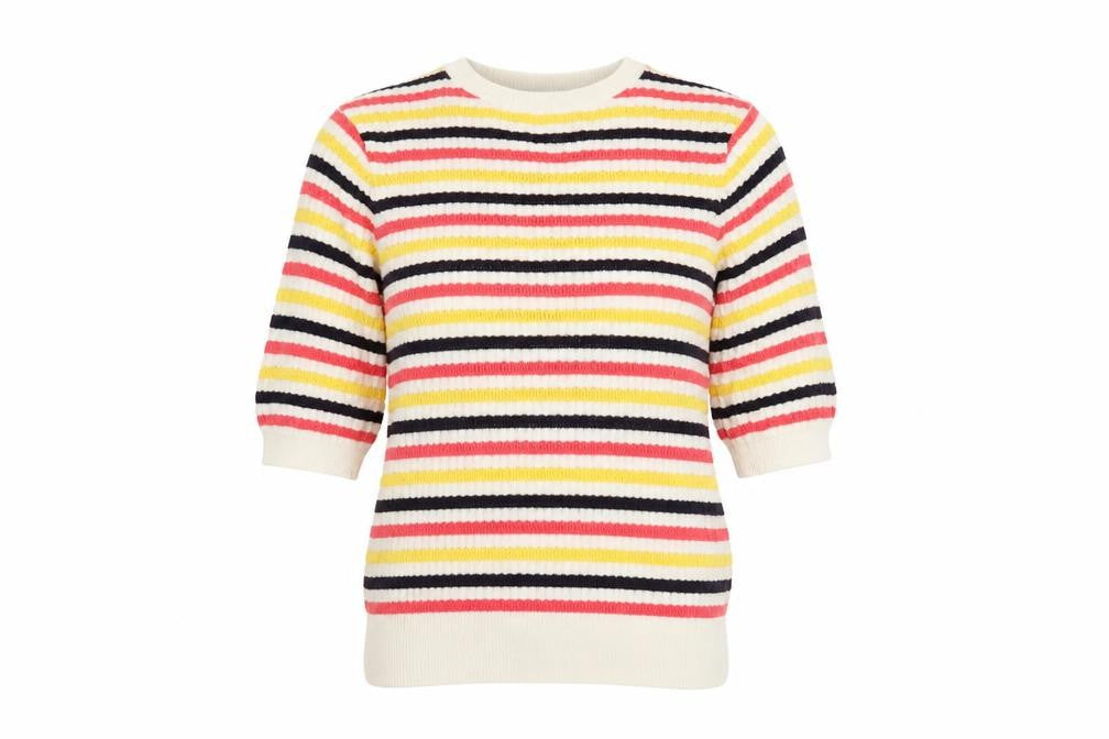 Savida Women’s Multicoloured Striped Knit Pullover Jumper XS