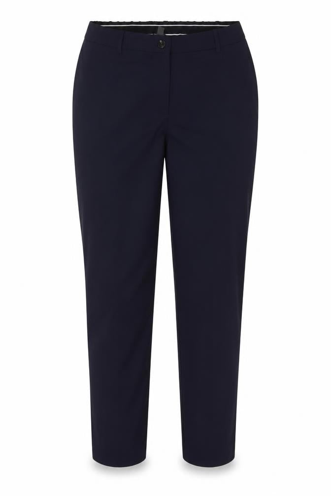 Esprit Women’s Navy Blue Slim Ankle Trousers Size 14