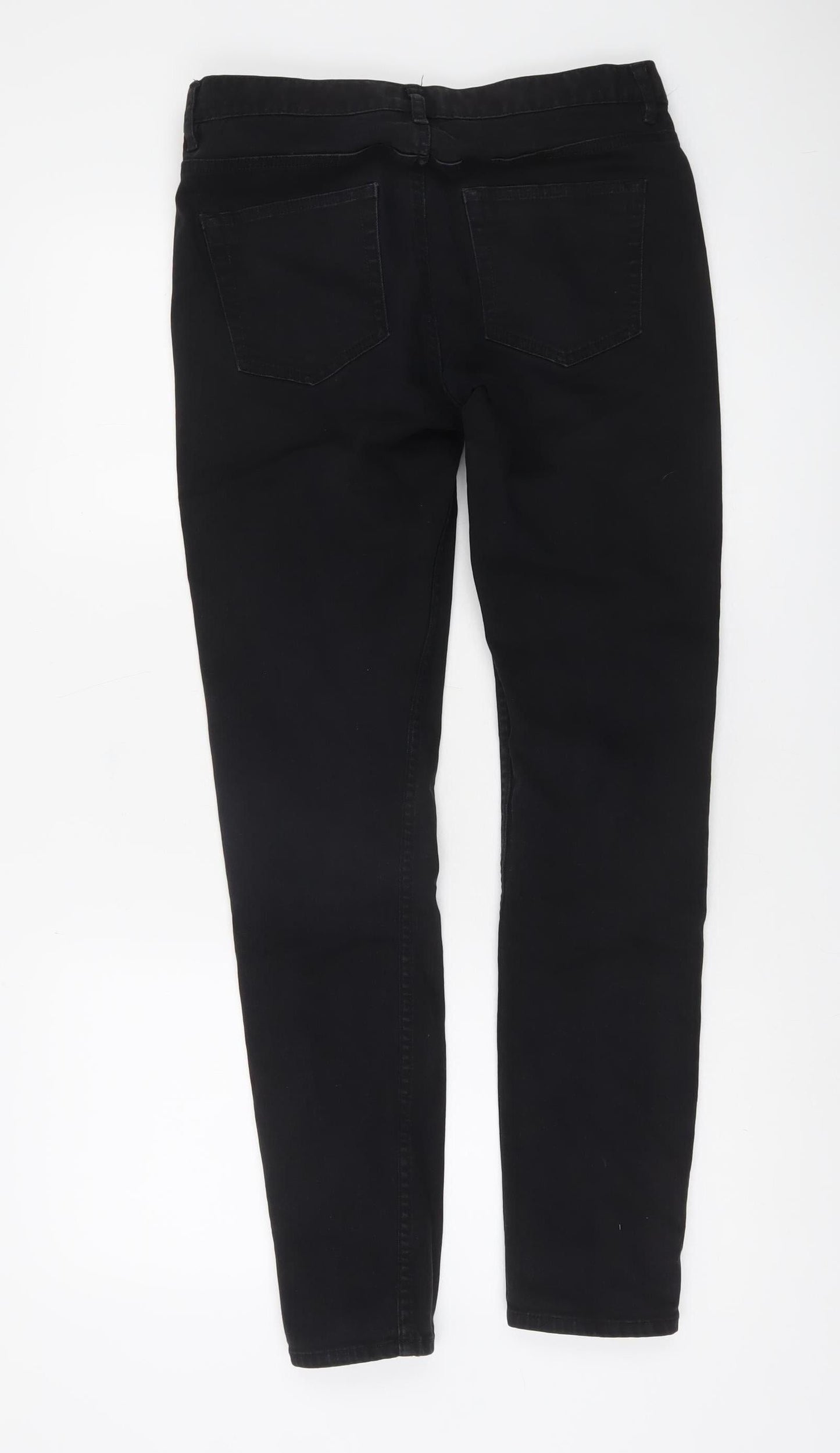 H&M Men's Black Slim Fit Skinny Jeans Size 29 Trousers