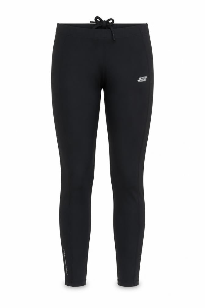 Skechers Sport Womens Black Leggings Size S Drawstring Waist