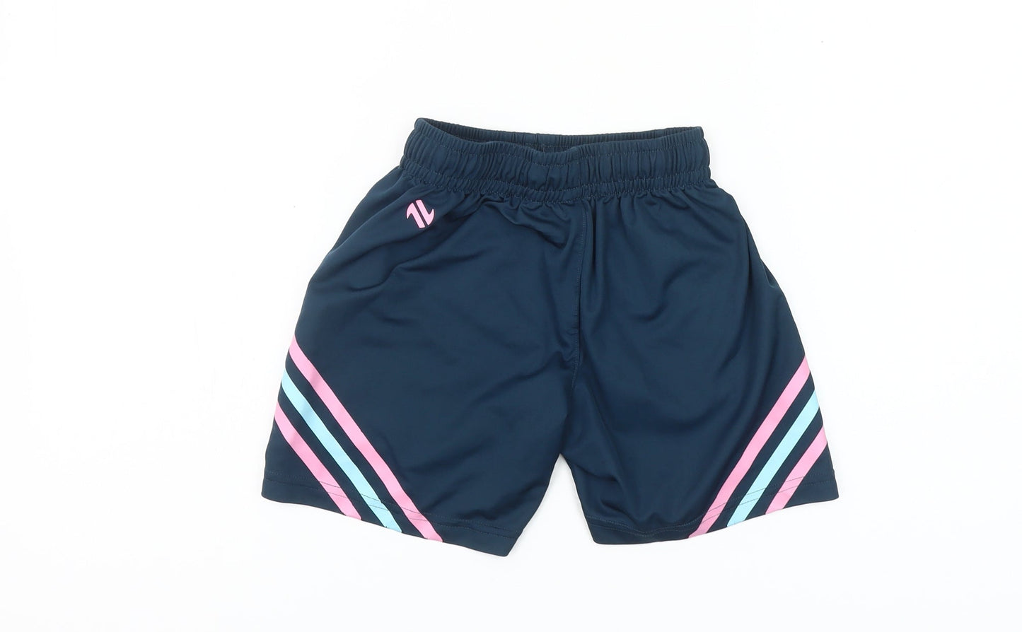 O'Neills Boys Blue 5-6 Years Athletic Sports Shorts With Elastic Waist