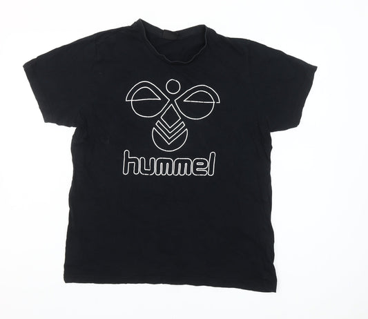 Hummel Men's Black Short Sleeve Crew Neck T-Shirt Size M
