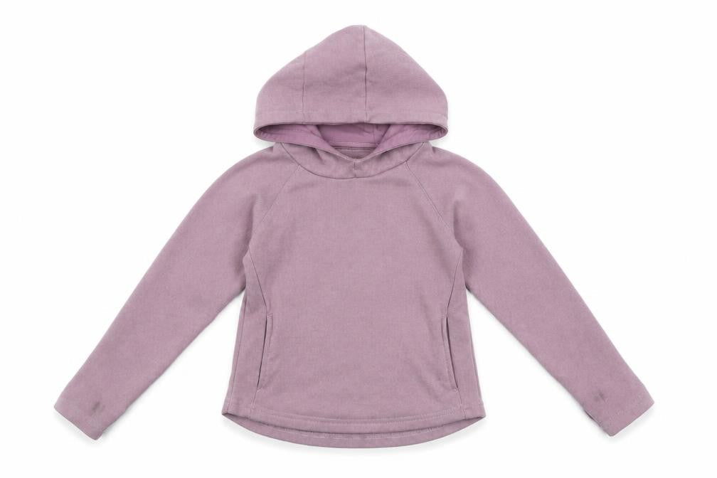 Dunnes Stores Girls Purple Pullover Hoodie 5-6 Years Regular Fit