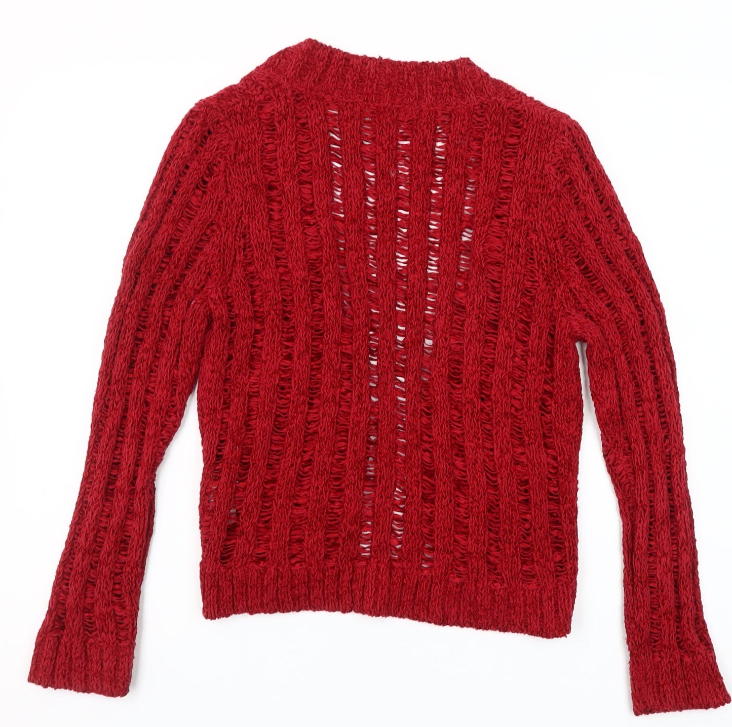 Marks and Spencer Women’s Red Open Knit Cardigan M
