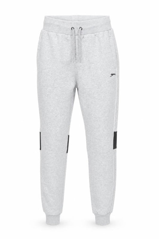 Slazenger Men's Grey Joggers Small Regular Fit Polyester Sports Trousers