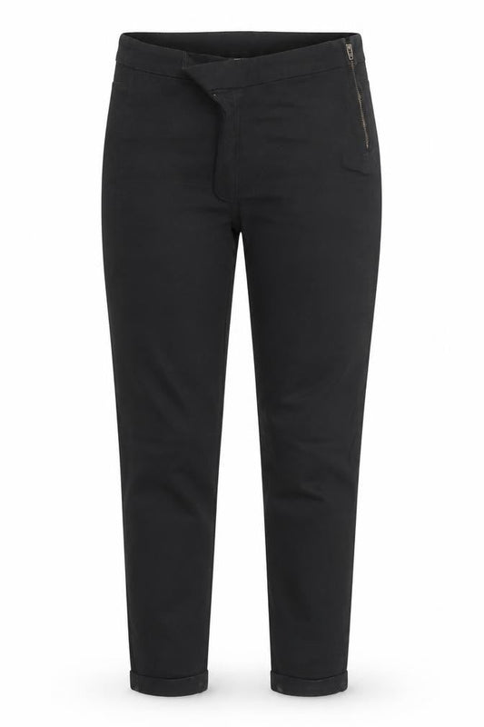 Pieces Women’s Black Skinny Jeans S Slim Fit Mid Rise Stretch Zip Detail