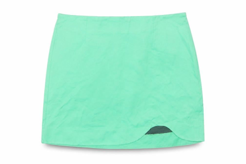 Pull & Bear Women’s Green Short Viscose Skirt Size 12