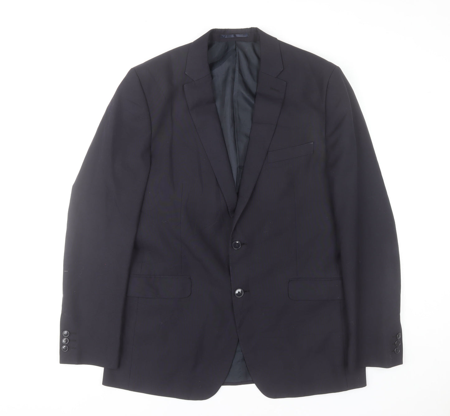 Thomas Nash Men's Black 42L Long Classic Fit Blazer Jacket