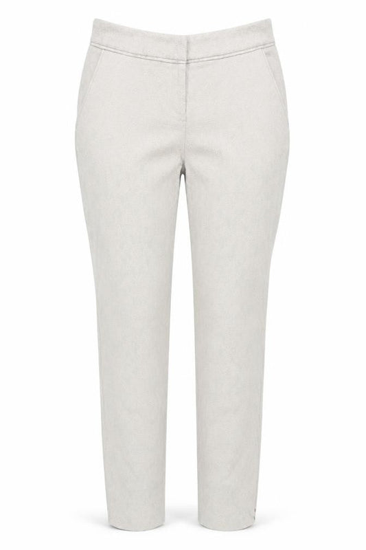 Wallis Women's Beige Slim Fit Stretch Trousers Size 8