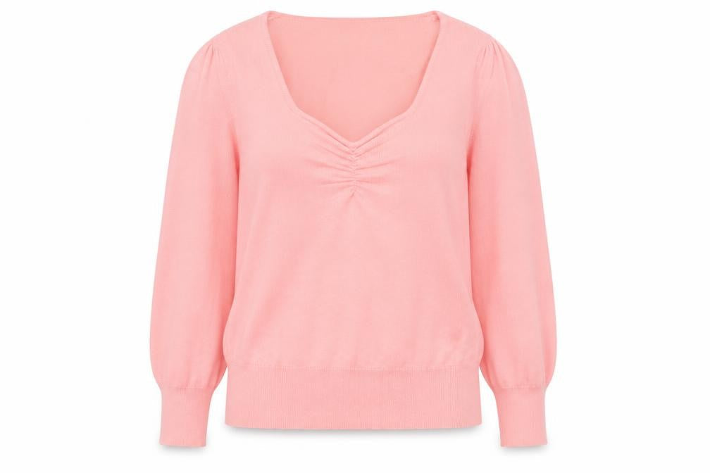 Dunnes Stores Women’s Pink V-Neck Pullover Jumper Size S
