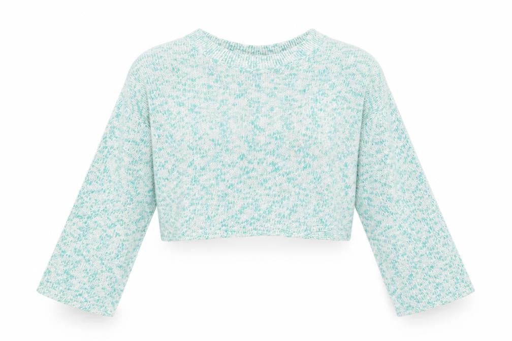 H&M Divided Women's Green Knit Crew Neck Pullover Jumper Size L