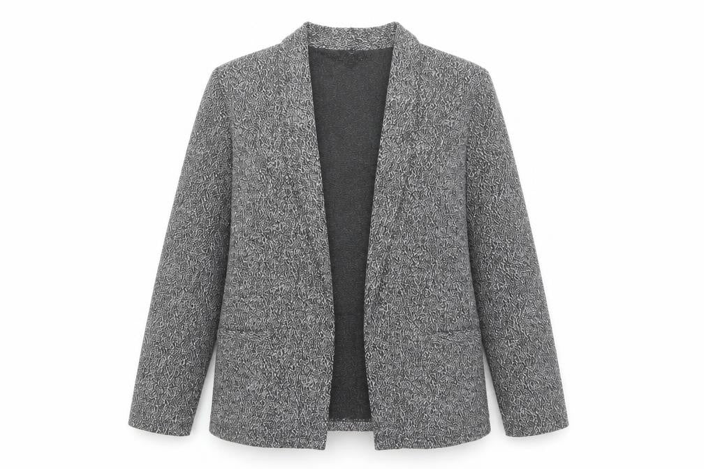 Marks & Spencer Women’s Grey Knit Blazer Jacket Size 20