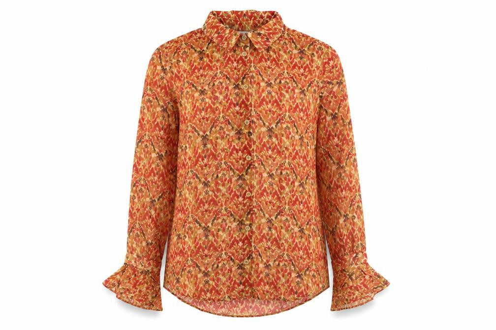 Zara Women's Multicoloured Long Sleeve Tunic Blouse Size S