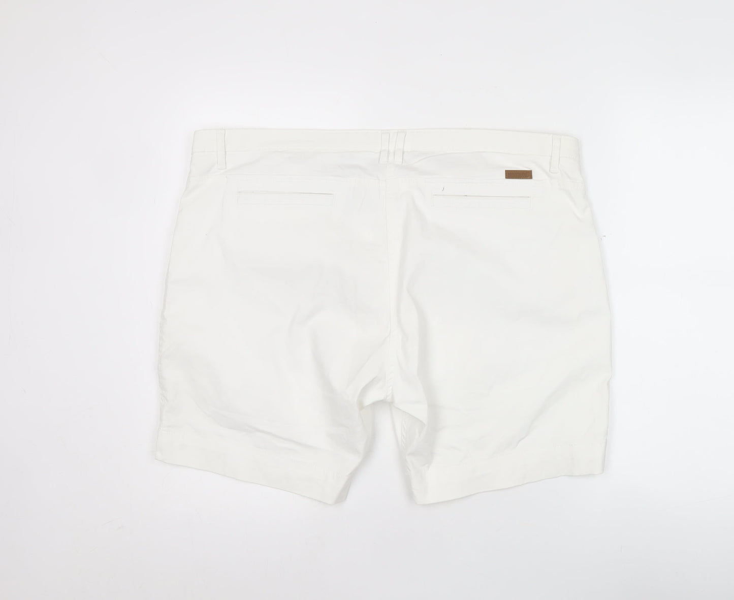 Regatta Women’s White Chino Shorts Size 20 Cotton Stretch Summer