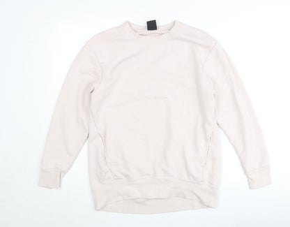 Nike Women's Beige Dri-Fit Pullover Crew Neck Jumper XS