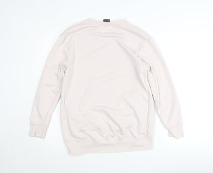 Nike Women's Beige Dri-Fit Pullover Crew Neck Jumper XS