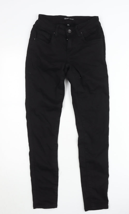 Toxik 3 Women's Black Skinny Jeans S Slim Fit Stretch Denim